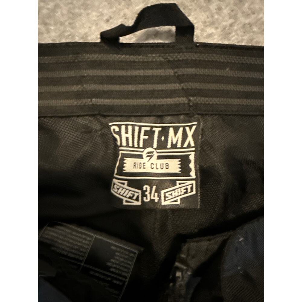 Shift MX Motocross Pants Size 34 Black Motorcycle Dirt Bike  Men’s - Picture 2 of 8